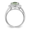 Sterling Silver Gemstone & Diamond Rings