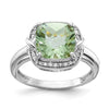 Sterling Silver Gemstone & Diamond Rings