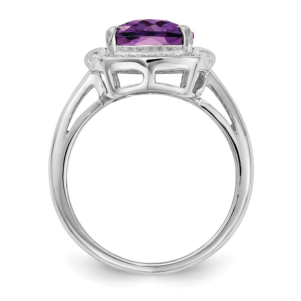 Sterling Silver Gemstone & Diamond Rings
