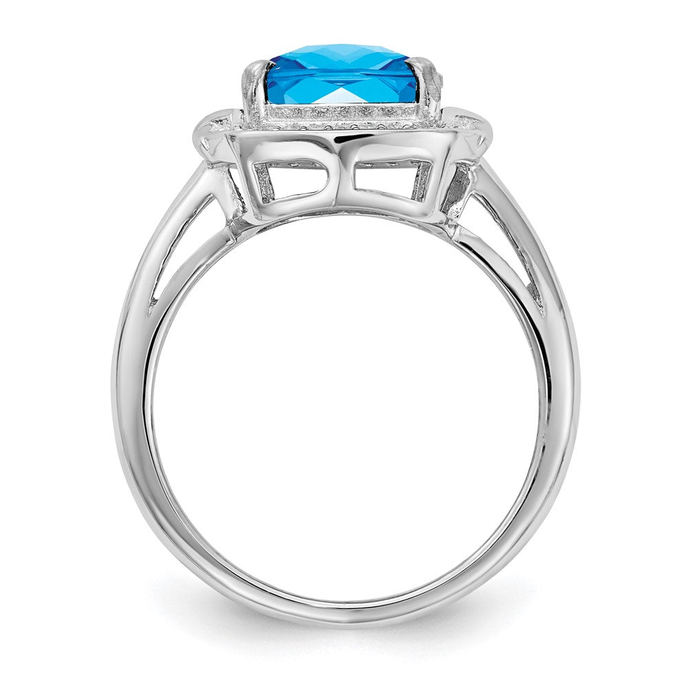 Sterling Silver Gemstone & Diamond Rings