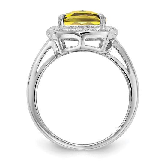 Sterling Silver Gemstone & Diamond Rings