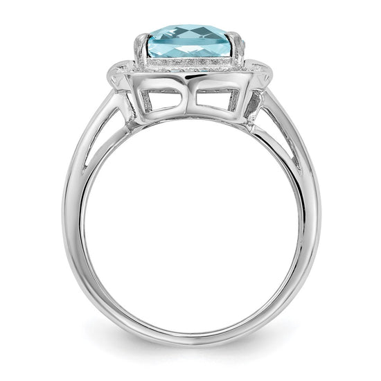 Sterling Silver Gemstone & Diamond Rings
