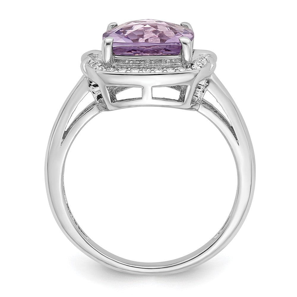 Sterling Silver Gemstone & Diamond Rings
