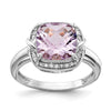 Sterling Silver Gemstone & Diamond Rings