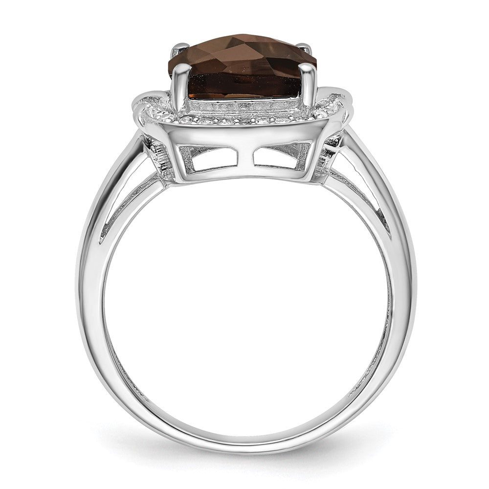 Sterling Silver Gemstone & Diamond Rings