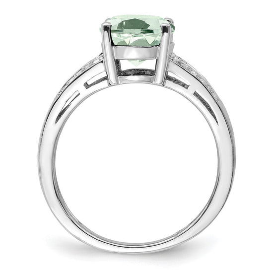 Sterling Silver Gemstone & Diamond Rings