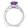 Sterling Silver Gemstone & Diamond Rings