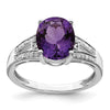 Sterling Silver Gemstone & Diamond Rings