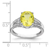 Sterling Silver Gemstone & Diamond Rings