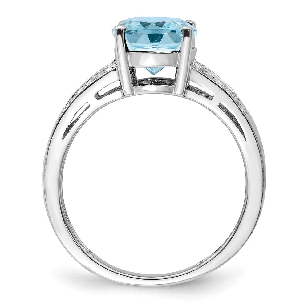 Sterling Silver Gemstone & Diamond Rings