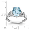 Sterling Silver Gemstone & Diamond Rings