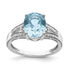 Sterling Silver Gemstone & Diamond Rings