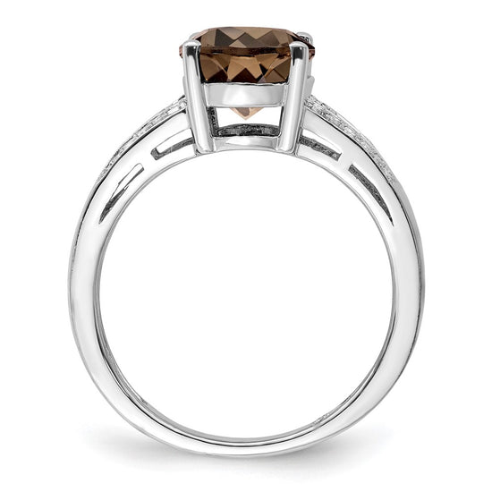 Sterling Silver Gemstone & Diamond Rings