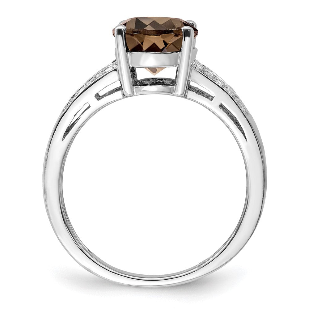 Sterling Silver Gemstone & Diamond Rings