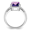 Sterling Silver Gemstone & Diamond Rings