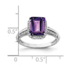 Sterling Silver Gemstone & Diamond Rings