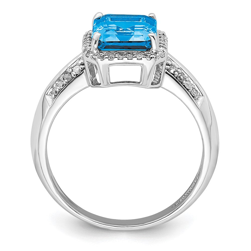 Sterling Silver Gemstone & Diamond Rings