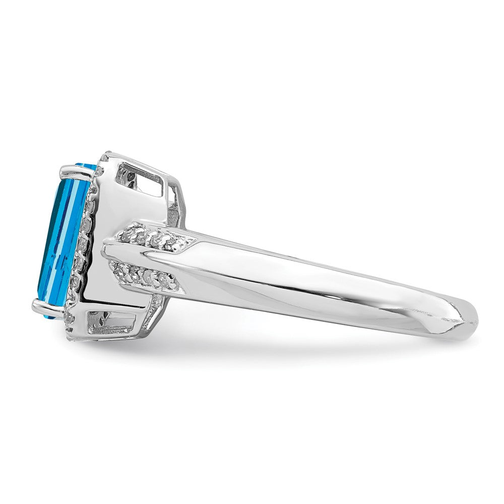 Sterling Silver Gemstone & Diamond Rings