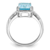 Sterling Silver Gemstone & Diamond Rings