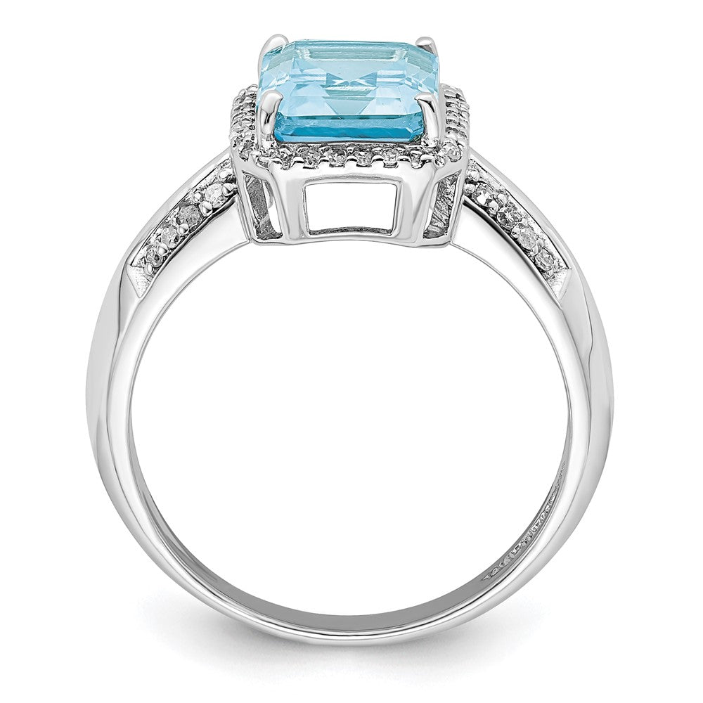 Sterling Silver Gemstone & Diamond Rings