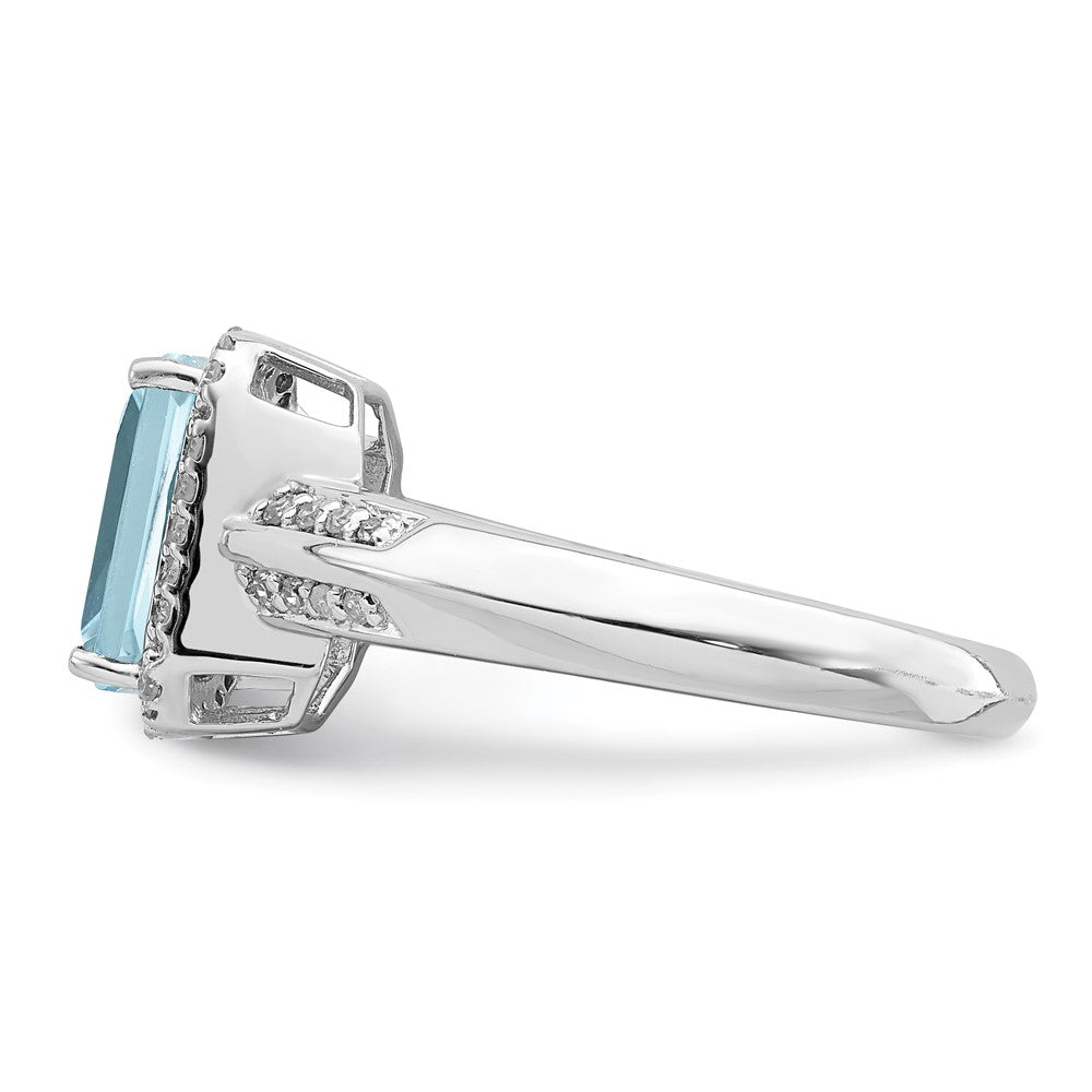 Sterling Silver Gemstone & Diamond Rings