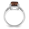 Sterling Silver Gemstone & Diamond Rings