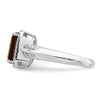 Sterling Silver Gemstone & Diamond Rings