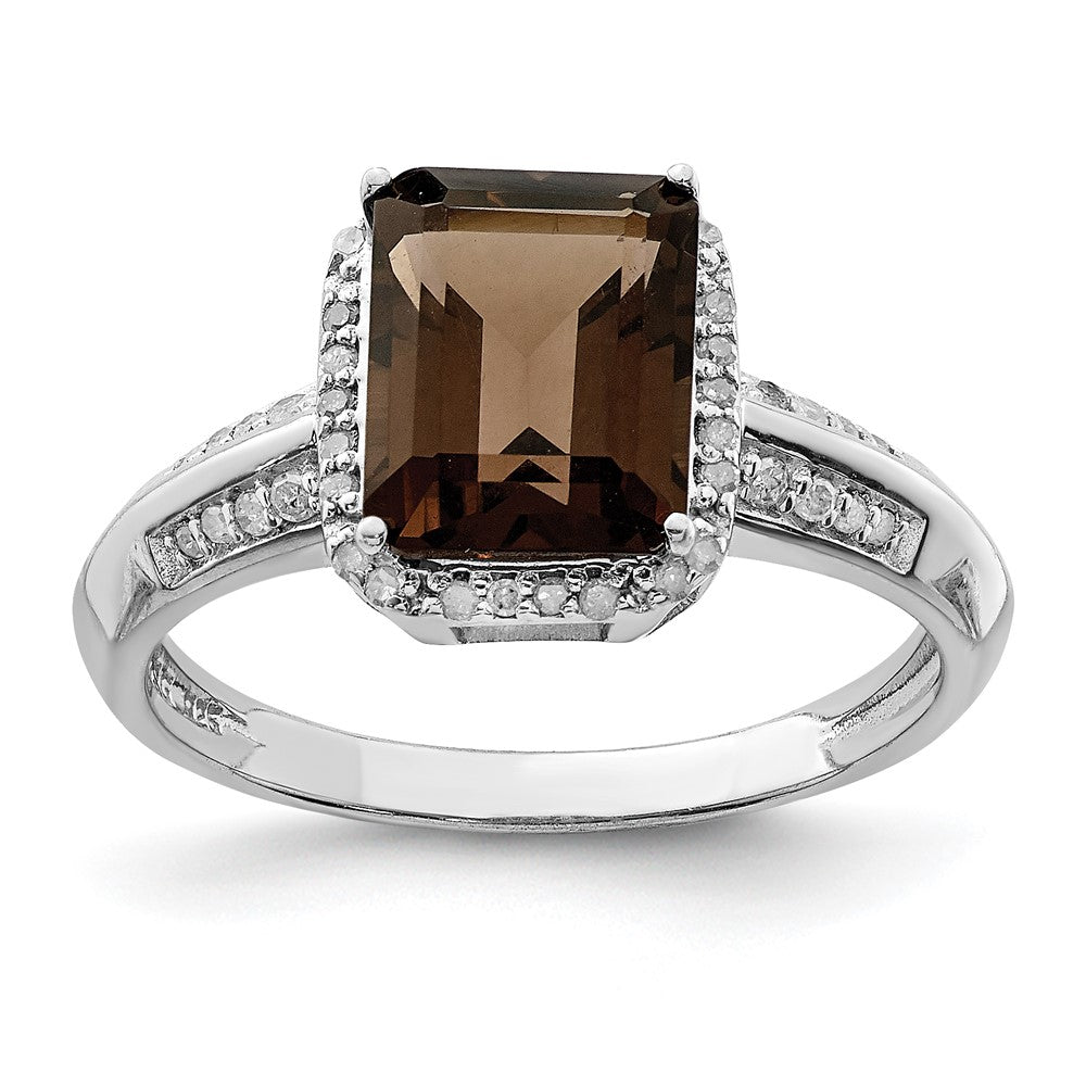 Sterling Silver Gemstone & Diamond Rings