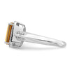 Sterling Silver Gemstone & Diamond Rings