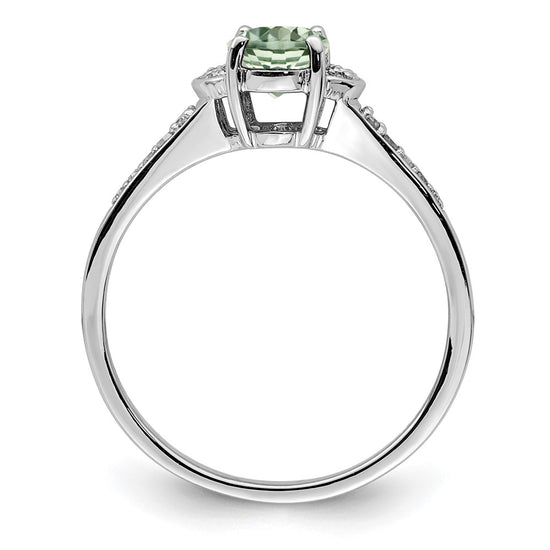 Sterling Silver Gemstone & Diamond Rings