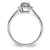 Sterling Silver Gemstone & Diamond Rings