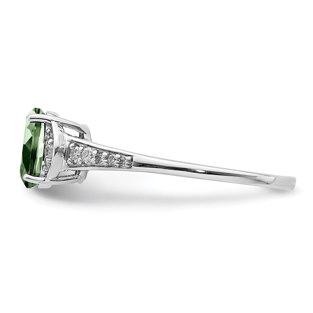 Sterling Silver Gemstone & Diamond Rings