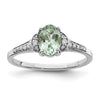 Sterling Silver Gemstone & Diamond Rings