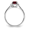 Sterling Silver Gemstone & Diamond Rings
