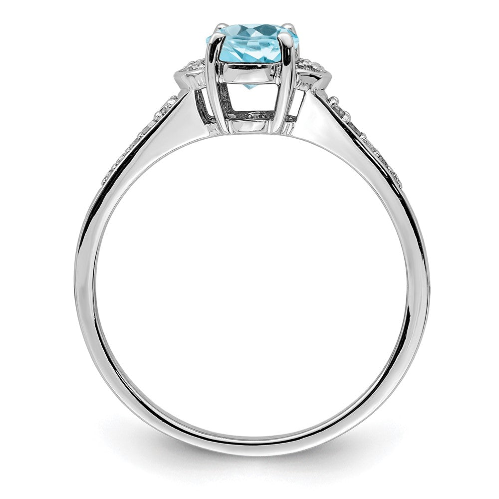 Sterling Silver Gemstone & Diamond Rings