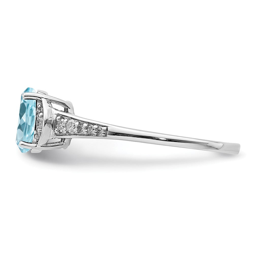 Sterling Silver Gemstone & Diamond Rings