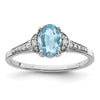 Sterling Silver Gemstone & Diamond Rings