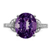 Sterling Silver Gemstone & Diamond Rings