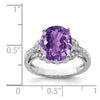 Sterling Silver Gemstone & Diamond Rings