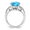 Sterling Silver Gemstone & Diamond Rings