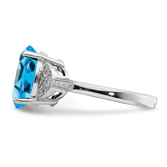 Sterling Silver Gemstone & Diamond Rings