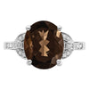 Sterling Silver Gemstone & Diamond Rings
