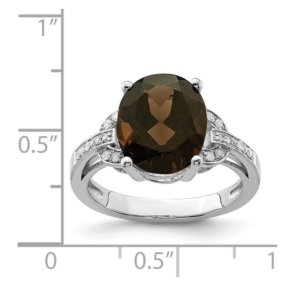 Sterling Silver Gemstone & Diamond Rings