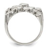 Sterling Silver Men's Nugget Ring