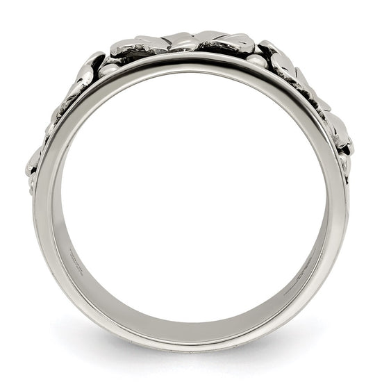 Sterling Silver Antiqued w/ 14k Gold Centers Daisy Ring