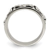 Sterling Silver Antiqued w/ 14k Gold Centers Daisy Ring