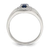 Sterling Silver Men's Gemstone Ring