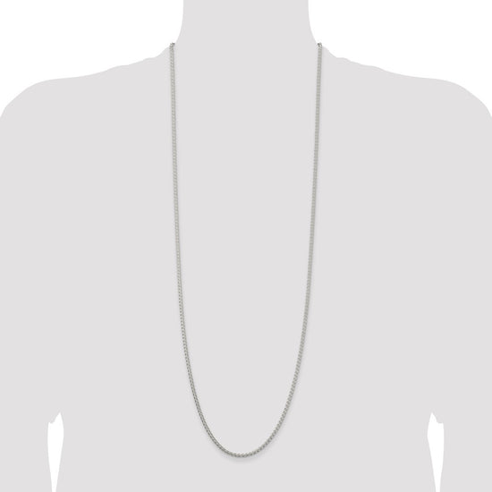 Sterling Silver 2.5mm Round Spiga Chain