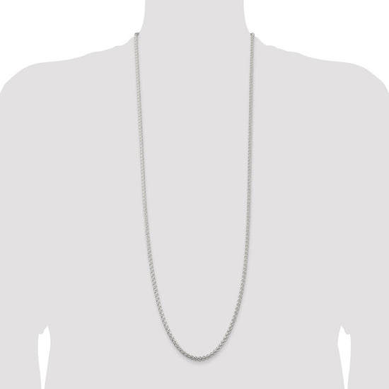 Sterling Silver 3mm Round Spiga Chain