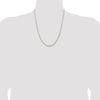 Sterling Silver 3.7mm Round Spiga Chain